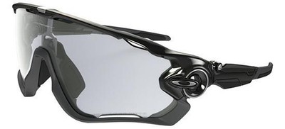 OAKLEY 9290 14 JAWBREAKER POLISHED BLACK SUNGLASSES BLACK IRIDIUM PHOTOCROMIC