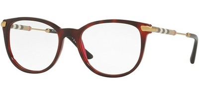 RARE New BURBERRY Burgundy Havana EyeGlasses Frames Glasses BE 2255Q 3657 53