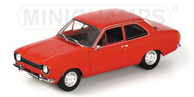 1/18 Scale Ford Escort Mk.1 1971 Red original Minichamps issue