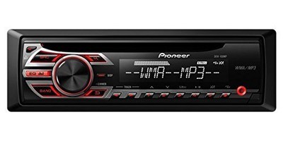 Pioneer 1Din Car Stereo CD Player Receiver w MP3 Playback amp Front Aux