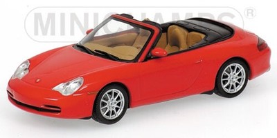 PORSCHE 911 CABRIOLET 2001 RED 1/43 MODELLISMO