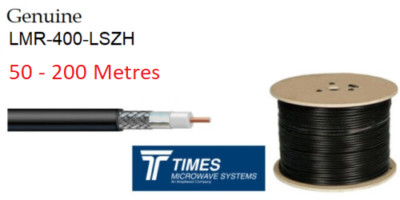 LMR-400-LSZH Low smoke, No Toxic coaxial 50 Ohm low Loss coax 50 - 200 Metres