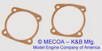 WEBRA T4 .60 & .80 4-Stroke 2 pcs engine back & front cover gasket, New 1046/21