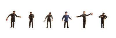Échelle Ho Vapeur Locomotive Personnel 6 Figurine par Faller 151075