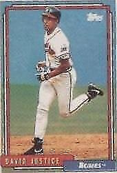 Topps Micro 1992 - David Justice #80