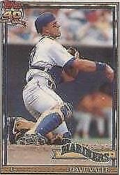 1991 Topps Micro - Dave Valle #178