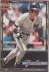 1991 Topps Micro - Don Mattingly #100