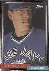 1992 Topps Micro - Tom Henke #451