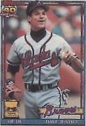 1991 Topps Micro - David Justice #329