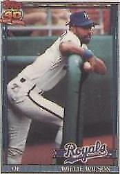 1991 Topps Micro - Willie Wilson #208