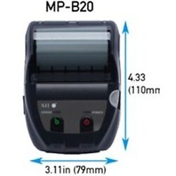 Pre-owned Seiko Mp-b20 2" Mobile Printer - Usb - Bluetooth (mp-b20-b02jk1-74)