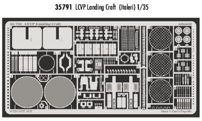 Eduard 1/35 LCVP Landing Craft For Italeri Kits 35791
