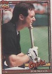1991 Topps Micro - Bob Melvin #249