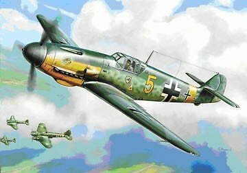 4600327048028ZVEZDA Messerschmitt Bf 109F-2zvezda