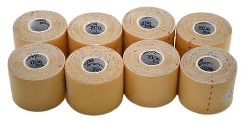 Tapefactory24 Neuheit! 8x KINESIOLOGIE TAPE Sport Line - reißfestes Viskosemater