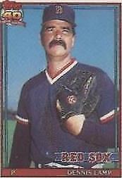 1991 Topps Micro - Dennis Lamp #14