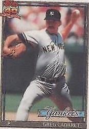 1991 Topps Micro - Greg Cadaret #187