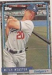 1992 Topps Micro - Mitch Webster #233