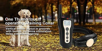 Aniluxe Dog Training Collar Remote 1000ft [2019 Upgraded] Waterproof Rechargeabl