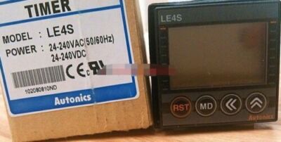 LE4S 1PC NEW IN BOX Autonics Digital Backlit LCD Timer free shipping