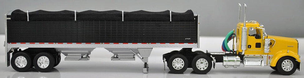 DCP / FIRST GEAR 1/64 SCALE W-900 KENWORTH DAY CAB WITH WILSON 34' GRAIN TRAILER 1
