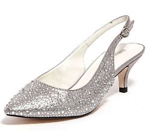 シューズ・サンダルその他 Dolce&Gabbana llic silver leather slingback with decolle DOLCE & GABBANA Shoes Silver Crystal Leather Slip On Sandals