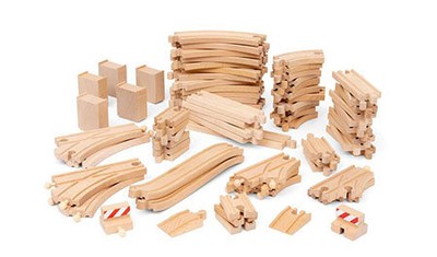 Holzeisenbahn Schienensortiment Deluxe (BRIO) (Ravensburger Verlag GmbH) NEU/OVP