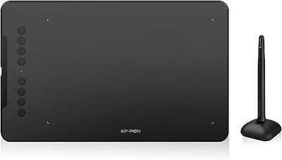 XP-Pen Deco 01 V2 Drawing Tablet 10x6.25 Inch Graphics Digital - BLACK