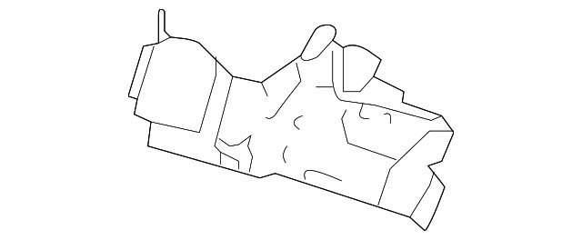 Ford Plate Door Lock Striker