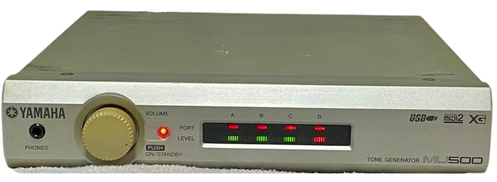 MIDI音源モジュール YAMAHA MU500 YAMAHA MU500 Tone Generator Midi Sound Module w/ AC Adapter