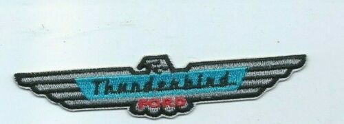 NEW 1 X 4 5/8 INCH FORD THUNDERBIRD IRON ON PATCH FREE SHIPPING 