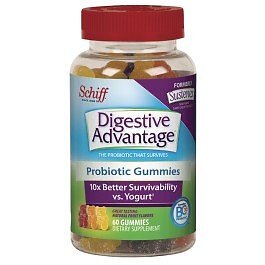 Пробиотические жевательные конфеты Schiff Digestive Advantage 60 жевательные