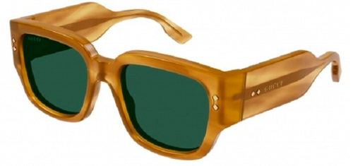 Pre-owned Gucci Gg1261s-004-54 Havana In Green