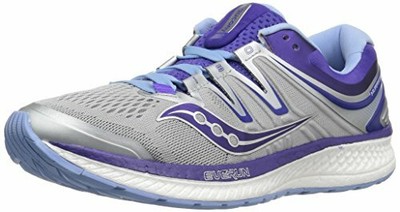 Женские беговые кроссовки Saucony Hurricane ISO 4, серые/фиолетовые, 5 B(M) США