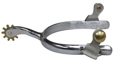 Showman Brand 1/2  CP Men s Roping Spurs horse tack 258311