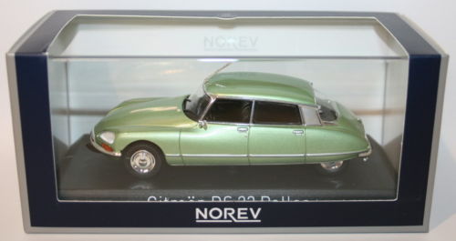Modèle Réduit Norev 1/43 Citroën DS 23 Pallas 1972 - Rouge Grenade Et Argent, Boîte Neuve