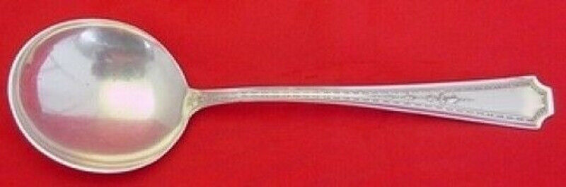 Colfax By Durgin-gorham Sterling Silver Gumbo Soup Spoon 7" Silverware