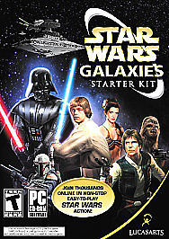 STARWARS GALAXIES STARTER KIT  古いPCゲーム Star Wars Galaxies: Starter Kit - PC Game With All 6 Discs