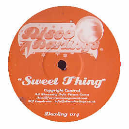 Disco Darlings - Sweet Thing - UK Promo 12'' Vinyl - 2006 - Darling