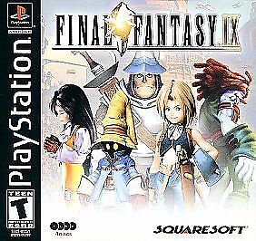 Final Fantasy 9 IX PlayStation PSX Square Black Label Final Fantasy 9 IX PlayStation PSX Square Black Label