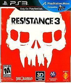 Resistance 3 - Replacement PS3 Cover and Case. NO GAME!! | eBay