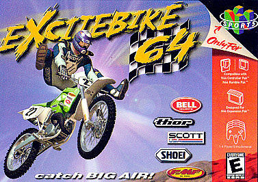Excitebike (Nintendo 64 N64) Complete in Box CIB GREAT Shape