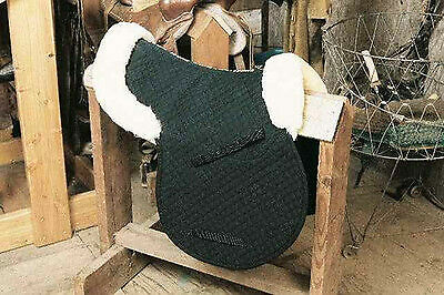 Engel Black English Horse Saddle Pads