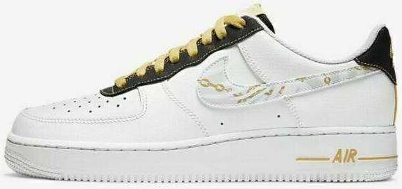 Nike Air Force 1 '07 LV8 Gold Links Zebra Print