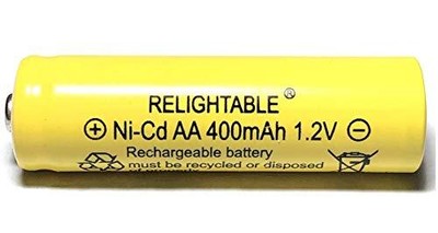 RELIGHTABLE 400mAh AA NiCd 1.2v Rechargeable Batteries Garden Solar Ni-Cd Lig...