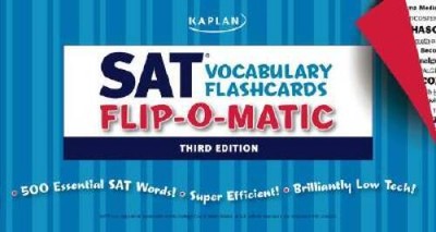 Kaplan SAT Vocabulary Flashcards Flip-O-Matic - Paperback - VERY GOOD
