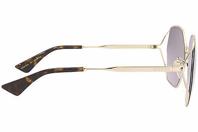 GUCCI GUCCI GG0818SA-001-63 GOLD SUNGLASSES