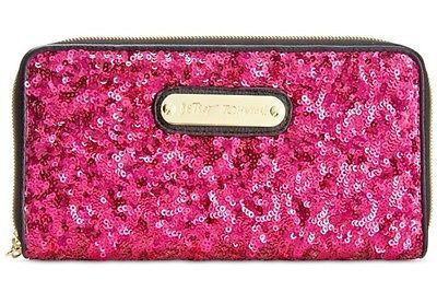 Betsey Johnson Knit Pom Hat Floral Wallet ID Card Case Bag  display picture 3