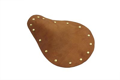 Bare Bones Brown Leather Solo Seat fits Harley Davidson