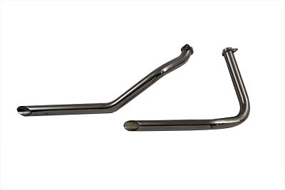 Exhaust Drag Pipe Set Over Transmission Style fits Harley Davidson